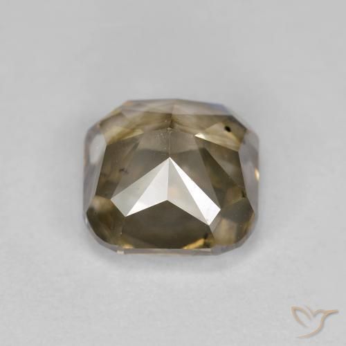 Diamante Coñac natural de 1.86 ct, Forma Cojín, SI