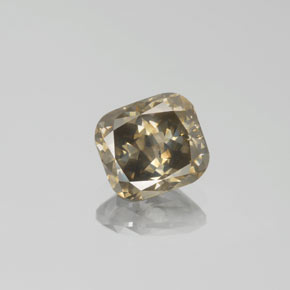 Diamante amarillo natural de 1,78 ct, corte cojín, SI