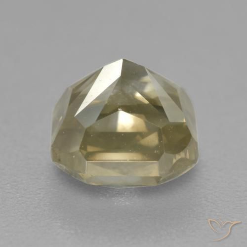 Diamante Champán natural de 1.81 ct, Corte Octágono / Esmeralda, SI