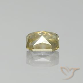 Diamante Champán natural de 1.68 ct, Corte Octágono / Esmeralda, SI