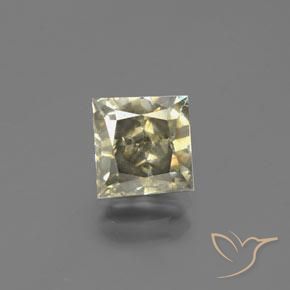 2.09ct Natural Coñac Diamante, Cuadrado, SI