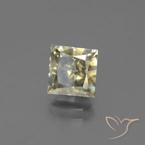 Diamante Coñac natural de 2.09 ct, Cuadrado, SI