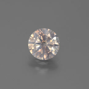 Diamante oro natural de 1,01 ct, corte redondo, SI