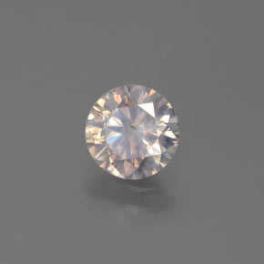 Diamante oro natural de 1,01 ct, corte redondo, SI