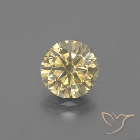 1.70ct Natural Coñac Diamante, Redondo, SI