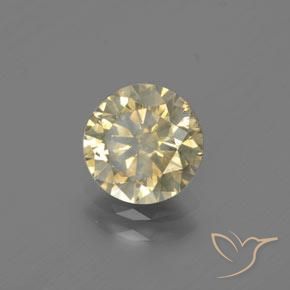 Diamante Coñac natural de 1.70 ct, Redondo, SI