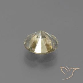 Diamante Coñac natural de 1.70 ct, Redondo, SI