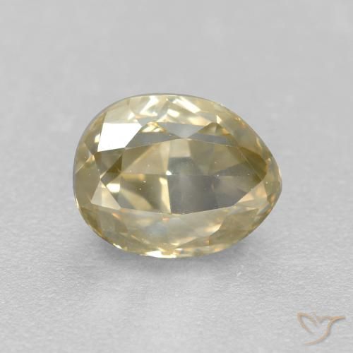 1.04ct Natural Champán Diamante, Elegante, SI