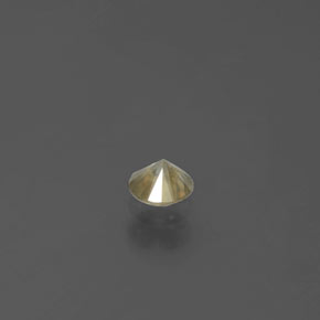 Diamante Champán natural de 0.17 ct, Corte Redondo, SI