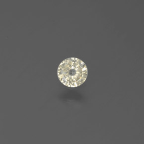 Diamante Champán natural de 0.12 ct, Corte Redondo, SI