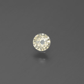 Diamante Champán natural de 0.12 ct, Corte Redondo, SI