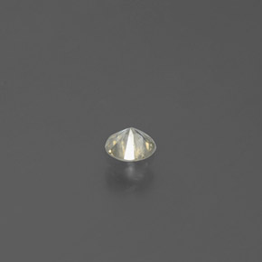 Diamante Champán natural de 0.12 ct, Corte Redondo, SI