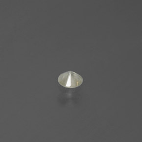 Diamante amarillo natural de 0,10 ct, corte redondo, SI