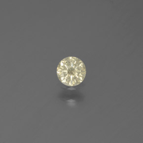 Diamante Champán natural de 0.13 ct, Corte Redondo, SI