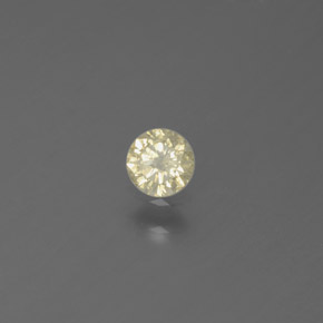 Diamante Champán natural de 0.13 ct, Corte Redondo, SI