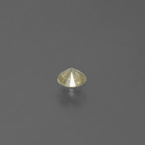 Diamante Champán natural de 0.13 ct, Corte Redondo, SI