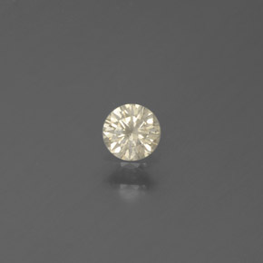 Diamante Champán natural de 0.16 ct, Corte Redondo, SI