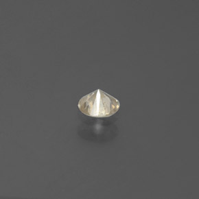 Diamante Champán natural de 0.16 ct, Corte Redondo, SI