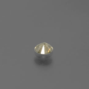 Diamante amarillo natural de 0,14 ct, corte redondo, SI