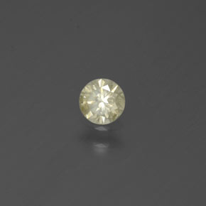 Diamante oro natural de 0,18 ct, corte redondo, SI