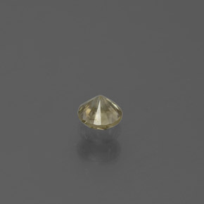 Diamante oro natural de 0,16 ct, corte redondo, SI