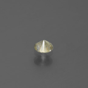 Diamante oro natural de 0,13 ct, corte redondo, SI