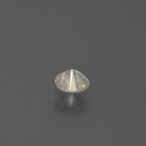 Diamante Champán natural de 0.15 ct, Corte Redondo, SI