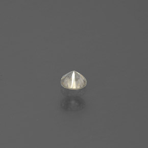 Diamante amarillo natural de 0,08 ct, corte redondo, SI