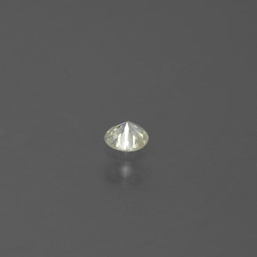 Diamante amarillo natural de 0,06 ct, corte redondo, SI