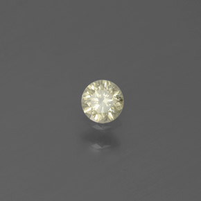 Diamante Champán natural de 0.11 ct, Corte Redondo, SI