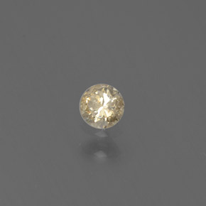 Diamante oro natural de 0,12 ct, corte redondo, SI
