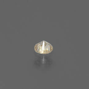 Diamante oro natural de 0,12 ct, corte redondo, SI