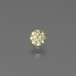 Diamante Champán natural de 0.13 ct, Redondo, SI