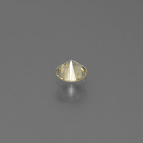 Diamante Champán natural de 0.13 ct, Redondo, SI