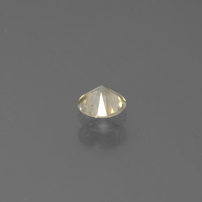 Diamante Champán natural de 0.17 ct, Corte Redondo, SI