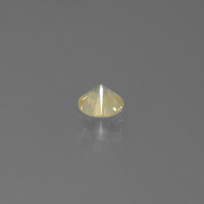 Diamante amarillo natural de 0,14 ct, corte redondo, SI