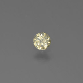 Diamante Champán natural de 0.13 ct, Corte Redondo, SI