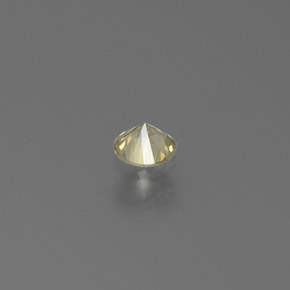 Diamante Champán natural de 0.13 ct, Corte Redondo, SI