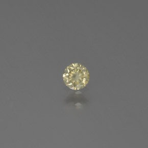 Diamante Champán natural de 0.11 ct, Corte Redondo, SI
