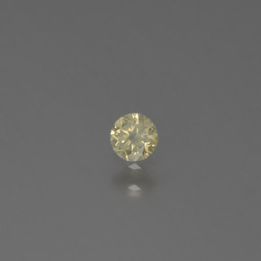 Diamante Champán natural de 0.11 ct, Corte Redondo, SI