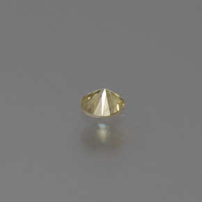 Diamante Champán natural de 0.08 ct, Corte Redondo, SI