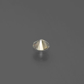 Diamante oro natural de 0,13 ct, corte redondo, SI