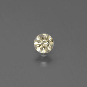 Diamante Champán natural de 0.19 ct, Redondo, SI