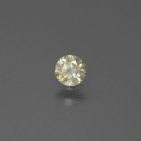 Diamante Champán natural de 0.15 ct, Corte Redondo, SI