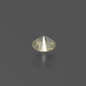 Diamante Champán natural de 0.15 ct, Corte Redondo, SI