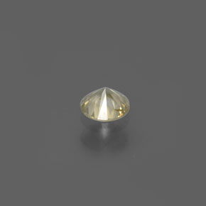 Diamante amarillo natural de 0,17 ct, corte redondo, SI