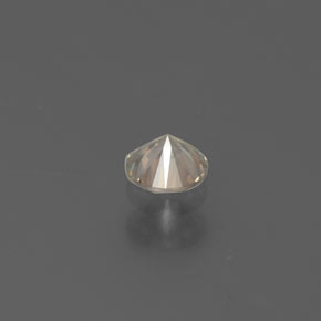 Diamante Champán natural de 0.14 ct, Corte Redondo, SI