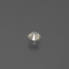 Diamante oro natural de 0,12 ct, corte redondo, SI