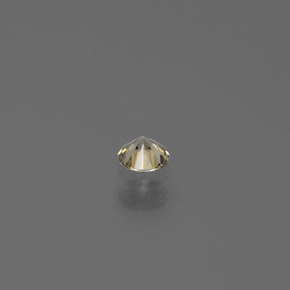 Diamante amarillo natural de 0,12 ct, corte redondo, SI