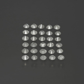 Gemas de diamante blanco natural de  ct, corte redondo, SI
